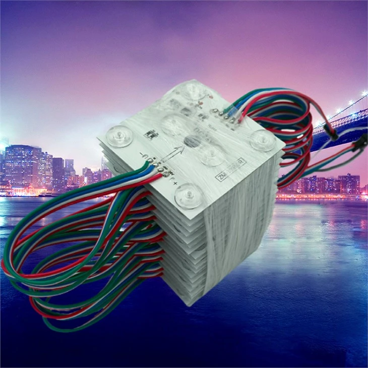 Módulo Led Cuadrado RGB 12v